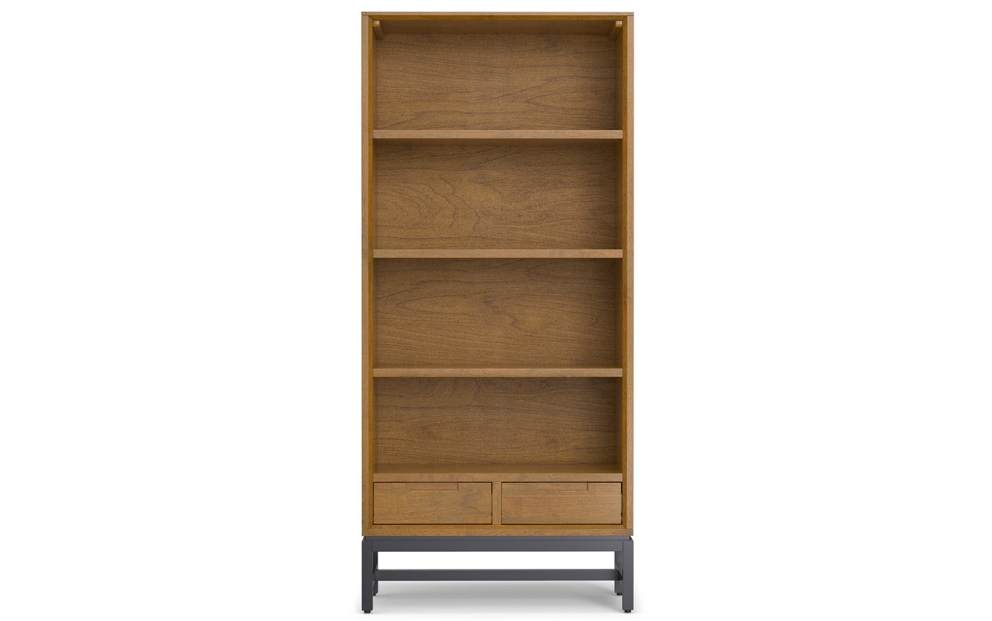 Medium Saddle Brown | Banting 72 inch Desk and 30 inch Bookcase
