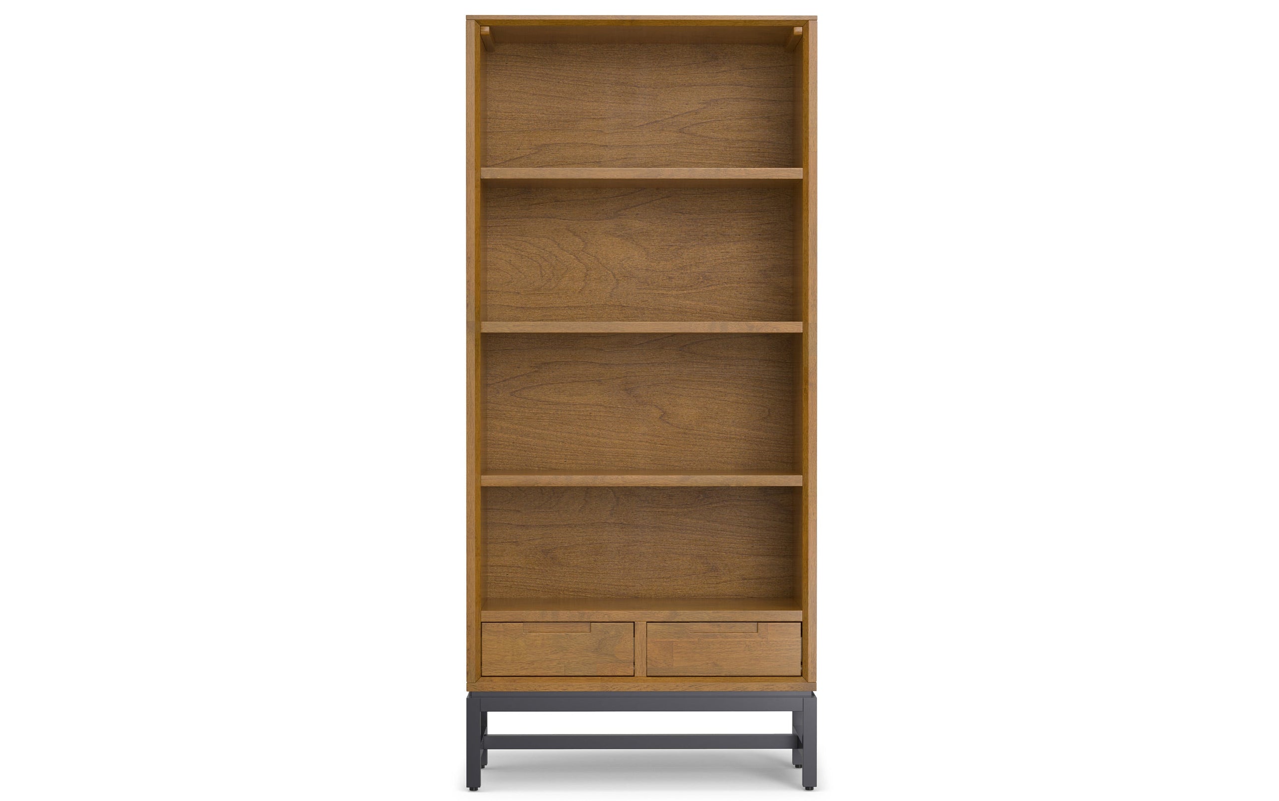Medium Saddle Brown | Banting 72 inch Desk and 30 inch Bookcase
