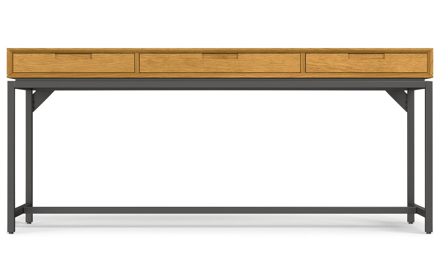 Oak Oak Veneer | Banting 72 inch Desk and 30 inch Bookcase in Oak