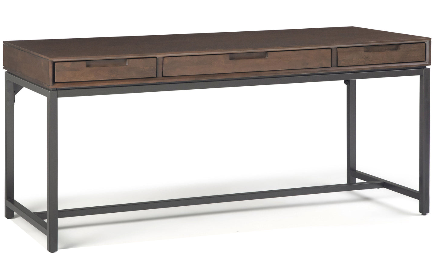 Walnut Brown | Banting 72 inch Desk and 30 inch Bookcase