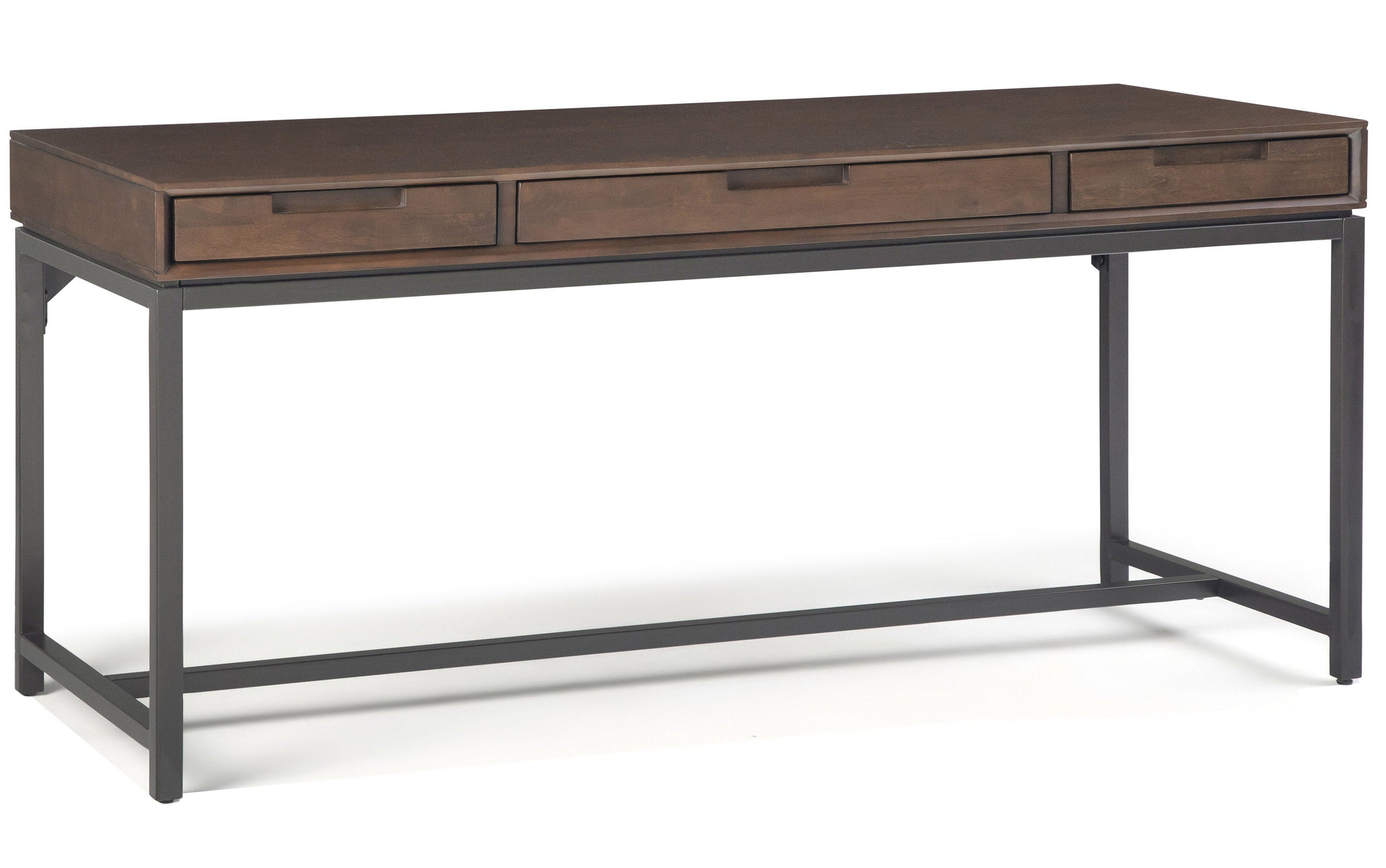 Walnut Brown | Banting 72 inch Desk and 30 inch Bookcase