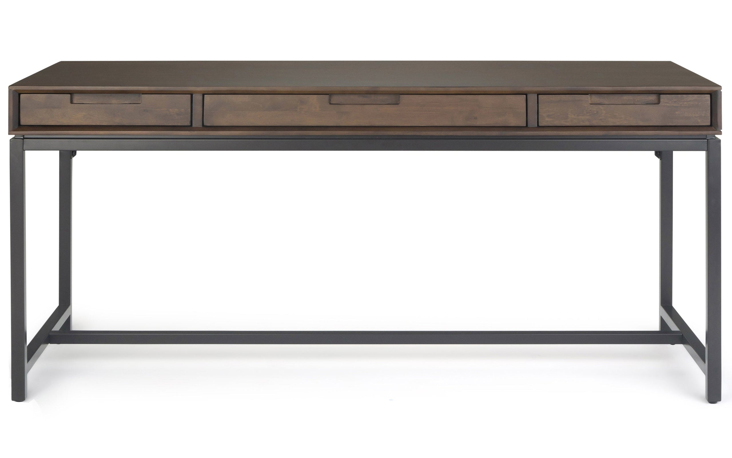 Walnut Brown | Banting 72 inch Desk and 30 inch Bookcase