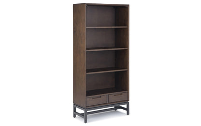 Medium Saddle Brown | Banting 60 inch Desk and 30 inch Bookcase (Set of 2)