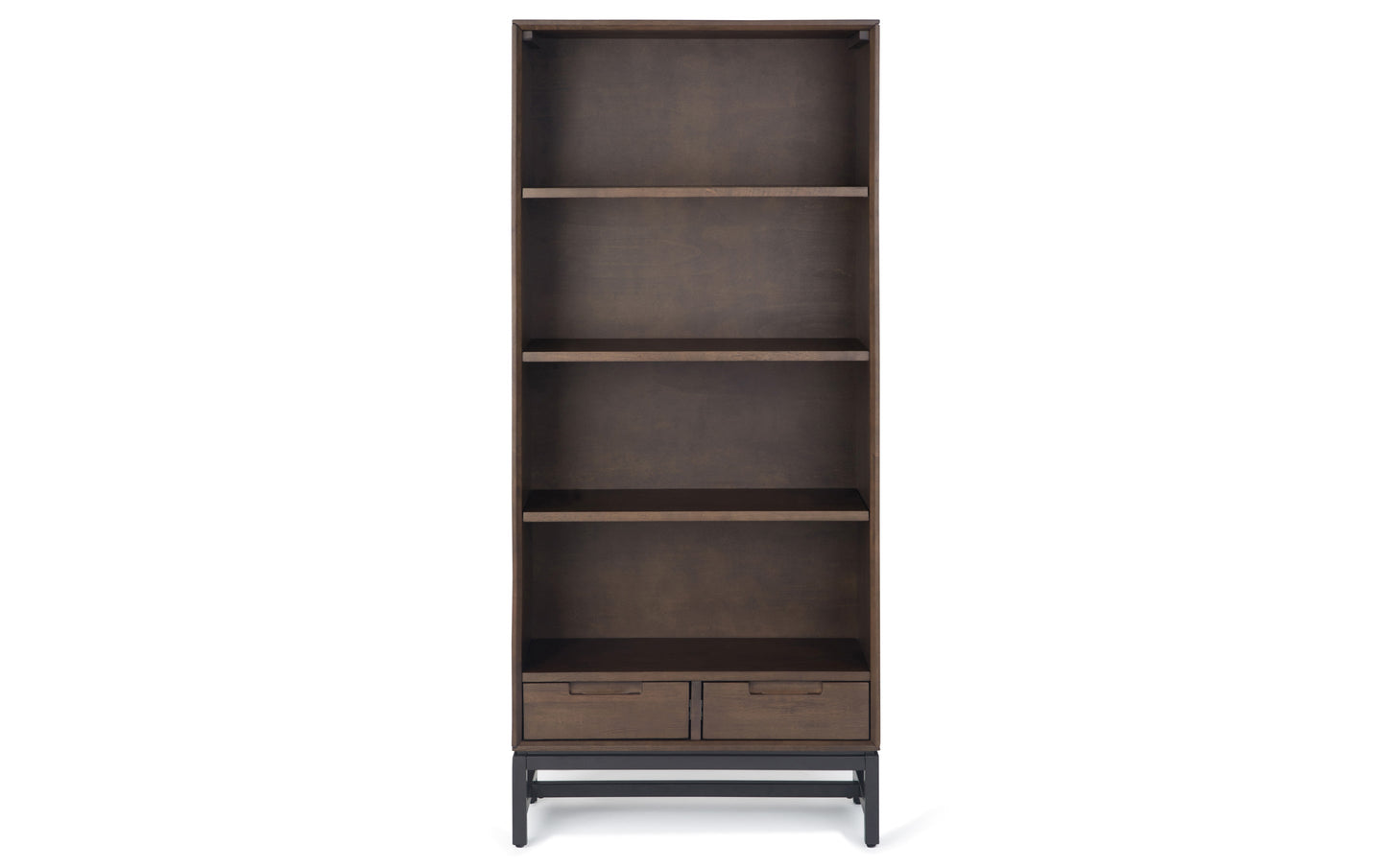 Medium Saddle Brown | Banting 60 inch Desk and 30 inch Bookcase (Set of 2)