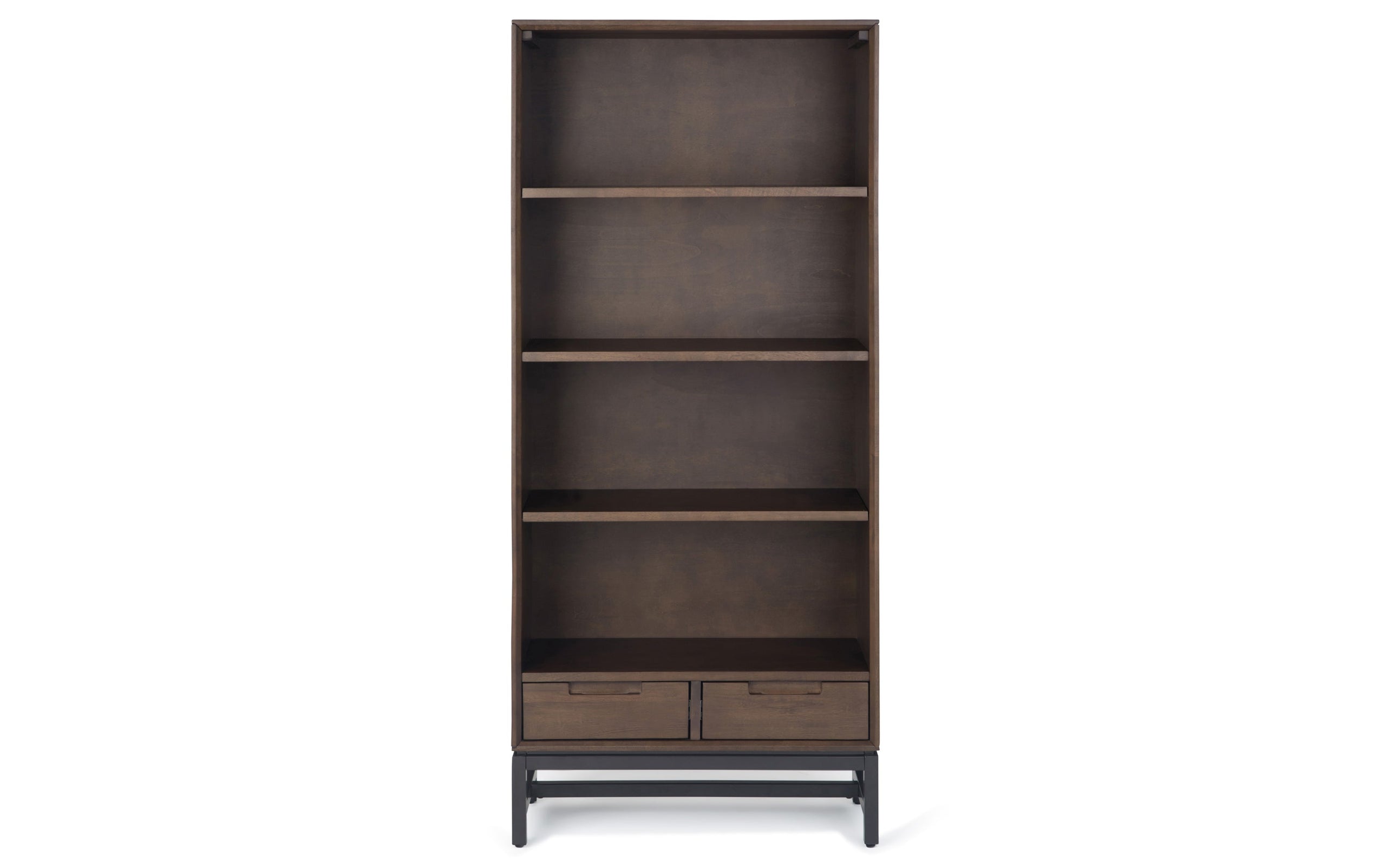 Medium Saddle Brown | Banting 60 inch Desk and 30 inch Bookcase (Set of 2)