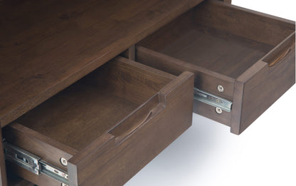 Walnut Brown | Banting 60 inch Desk and 30 inch Bookcase (Set of 2)