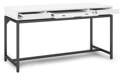 White | Banting 60 inch Desk and 30 inch Bookcase (Set of 2)