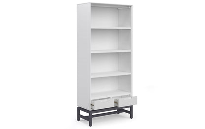 White | Banting 60 inch Desk and 30 inch Bookcase (Set of 2)