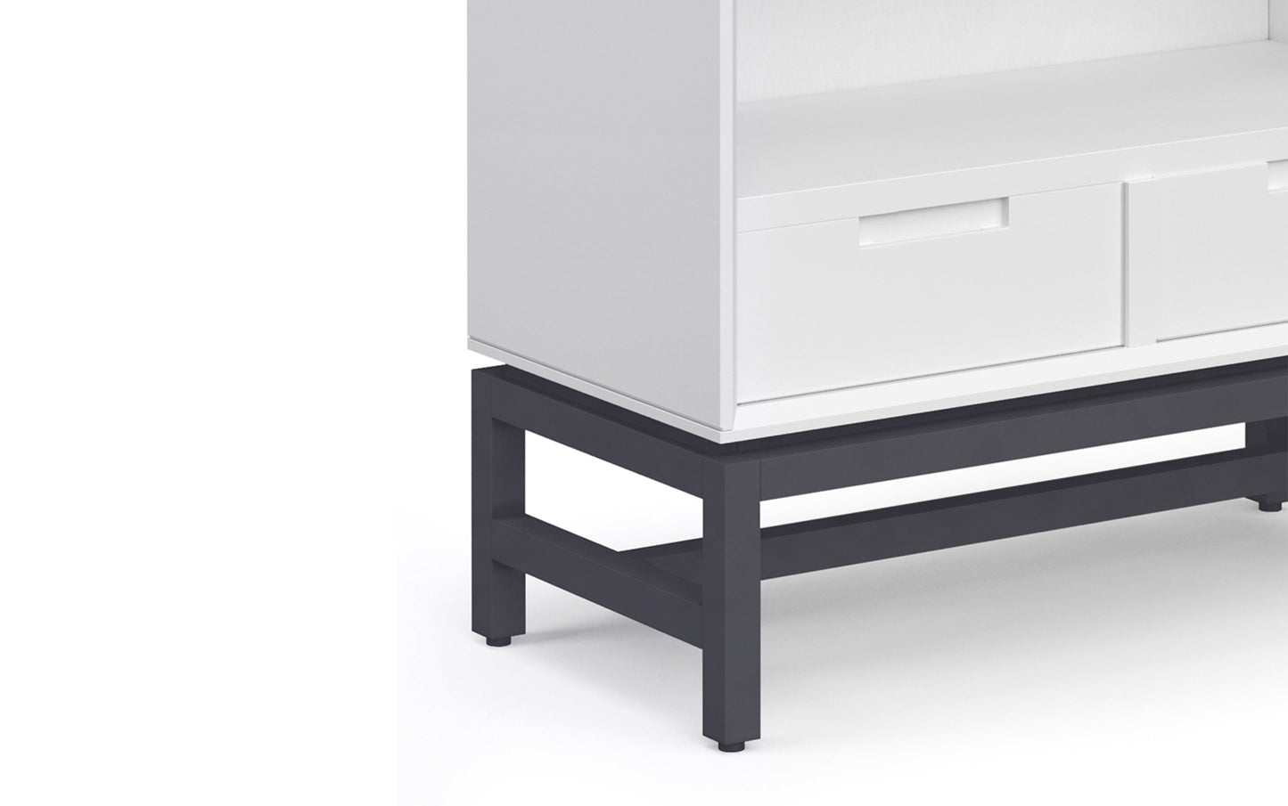 White | Banting 60 inch Desk and 30 inch Bookcase (Set of 2)