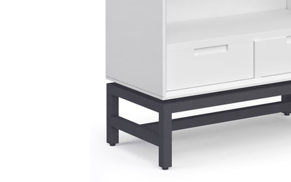 White | Banting 60 inch Desk and 30 inch Bookcase (Set of 2)