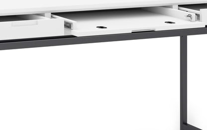 White | Banting 60 inch Desk and 30 inch Bookcase (Set of 2)