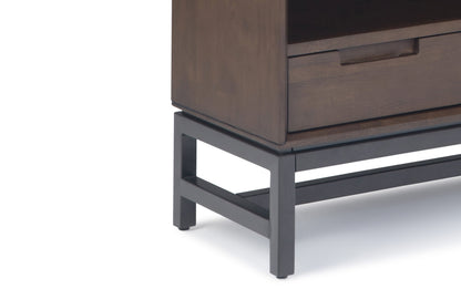 Walnut Brown | Banting 48 inch Desk and 30 inch Bookcase