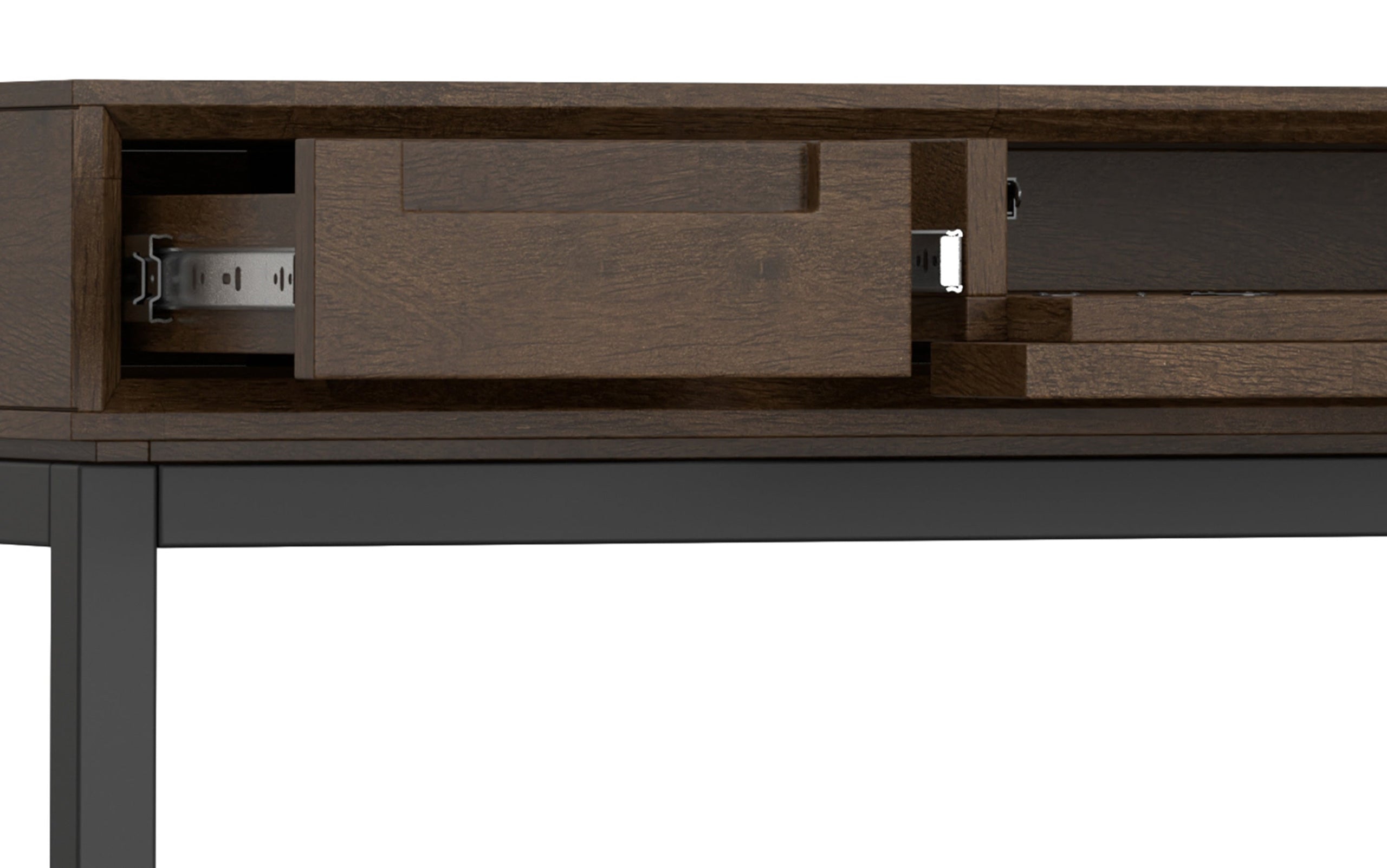 Walnut Brown | Banting 48 inch Desk and 30 inch Bookcase