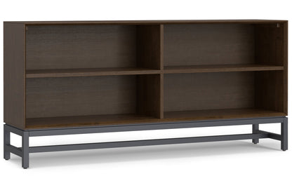 Walnut Brown | Banting 60 inch Desk and 64 inch Bookcase
