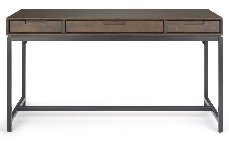 Walnut Brown | Banting 60 inch Desk and 64 inch Bookcase