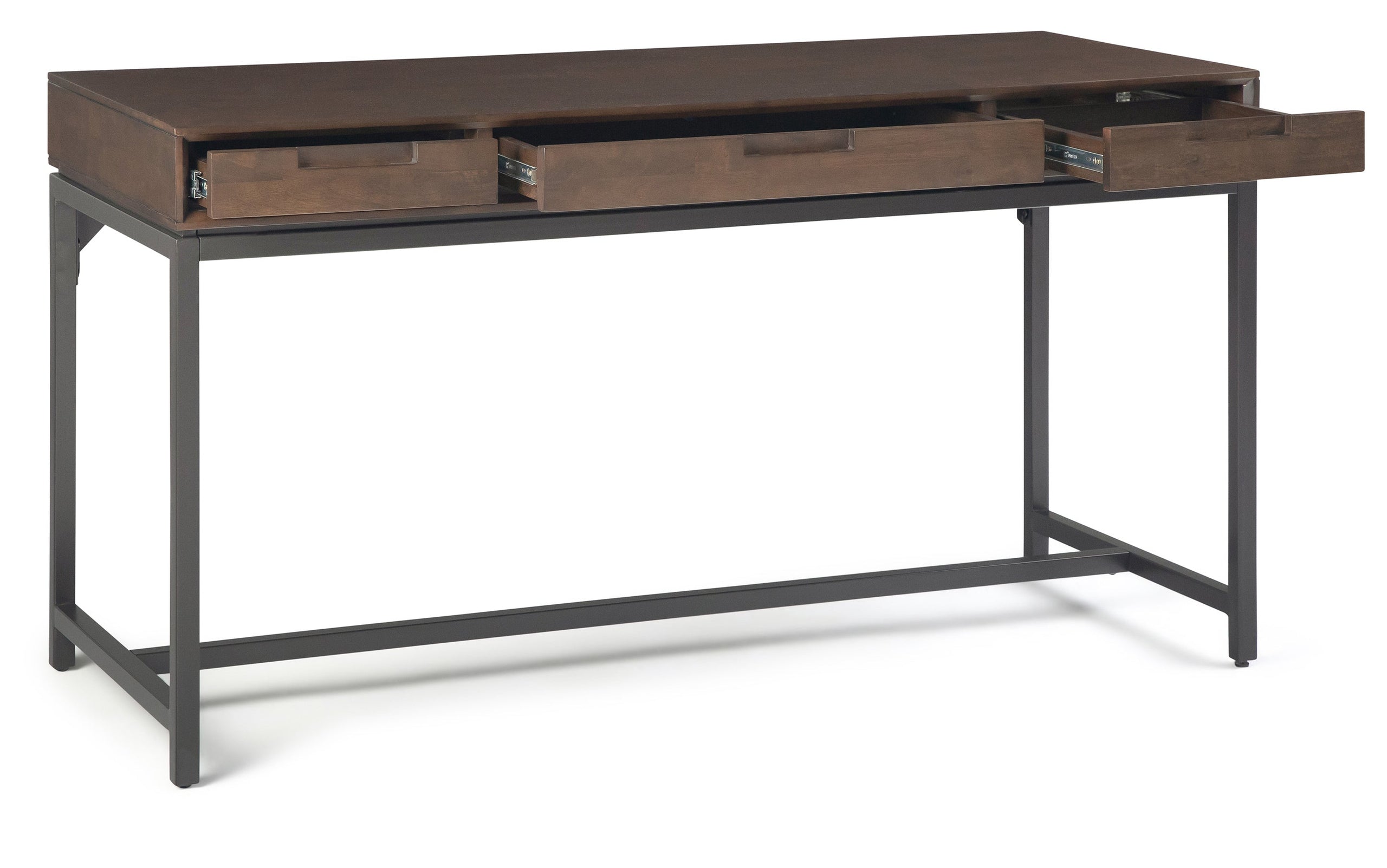Walnut Brown | Banting 60 inch Desk and 64 inch Bookcase