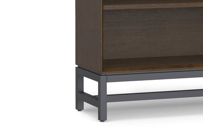 Walnut Brown | Banting 60 inch Desk and 64 inch Bookcase