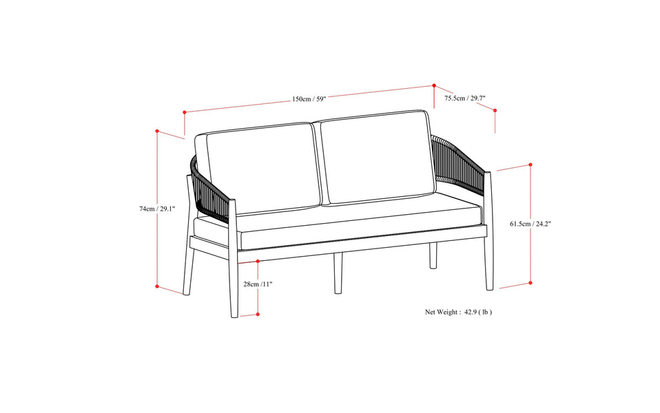 Bayshore Outdoor Sofa