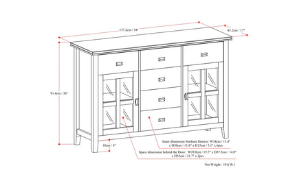 White | Artisan Sideboard Buffet