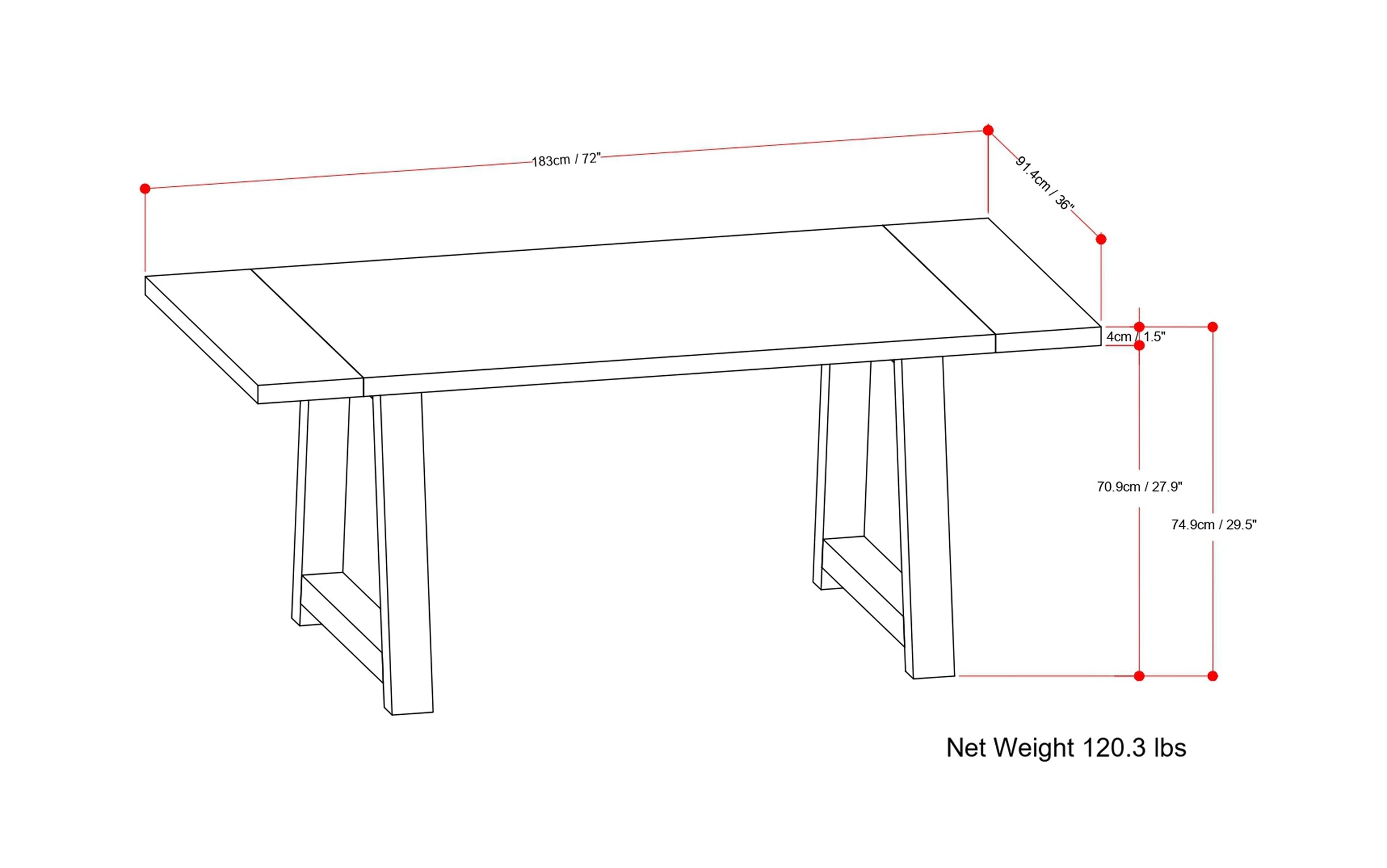 Brunt Wax | Whitley Dining Table
