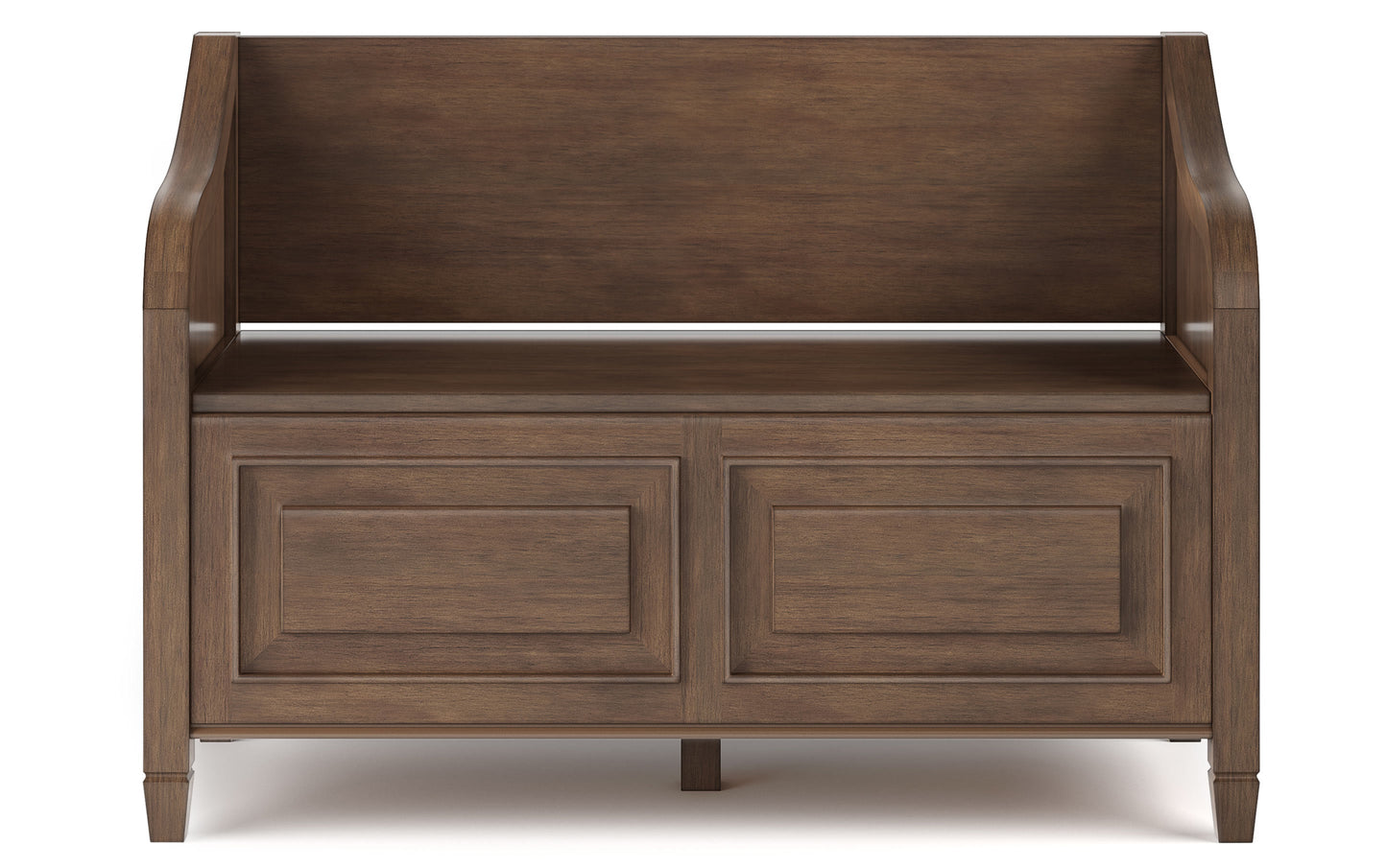 Rustic Natural Aged Brown | Connaught 42-inch Storage Bench and 40-inch Cabinet