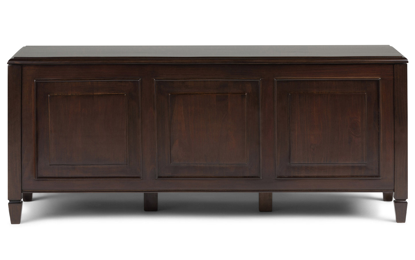 Dark Chestnut Brown | Connaught 51-inch Storage Bench and 40-inch Cabinet