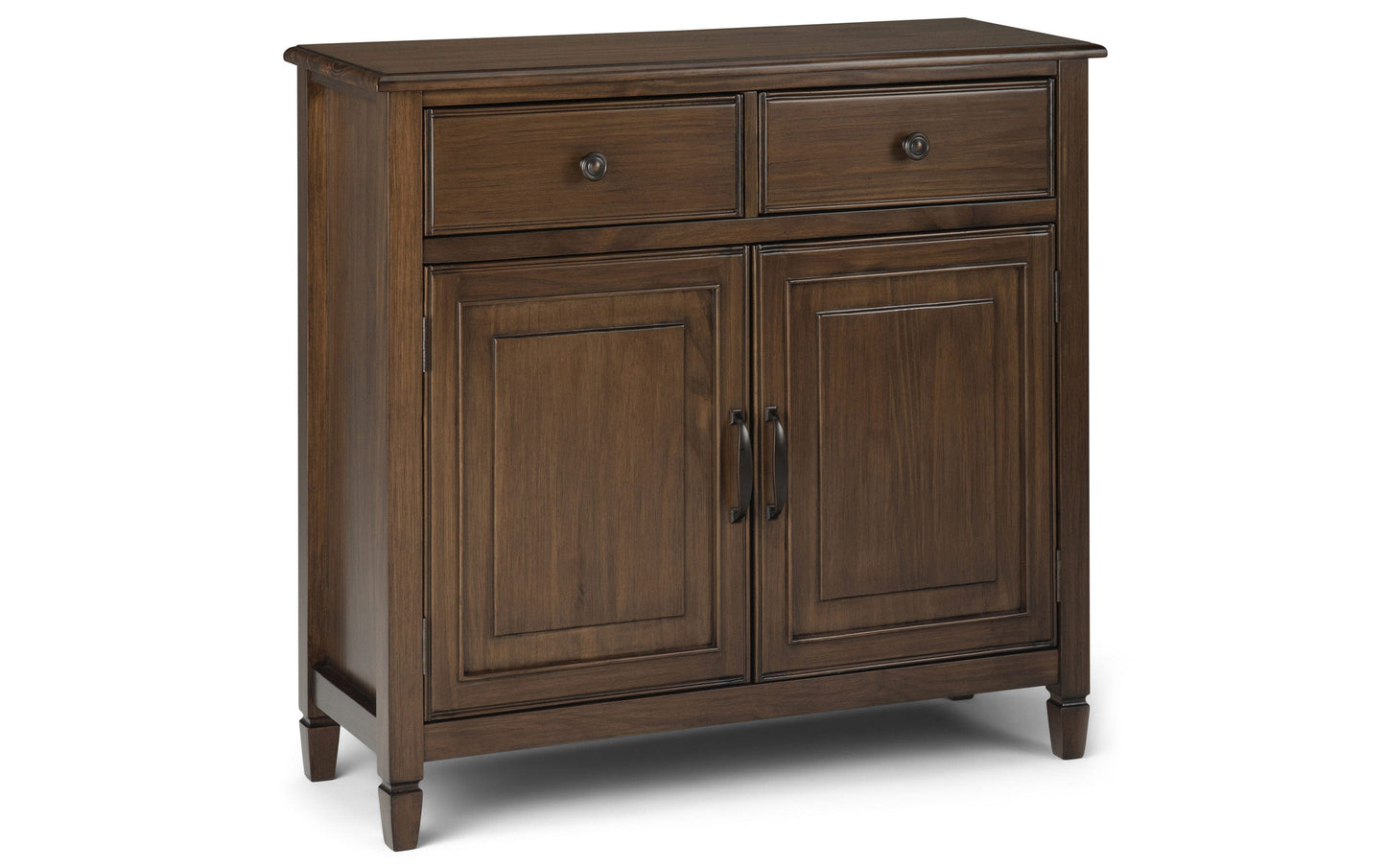 Natural Aged Brown | Connaught 51-inch Storage Bench and 40-inch Cabinet