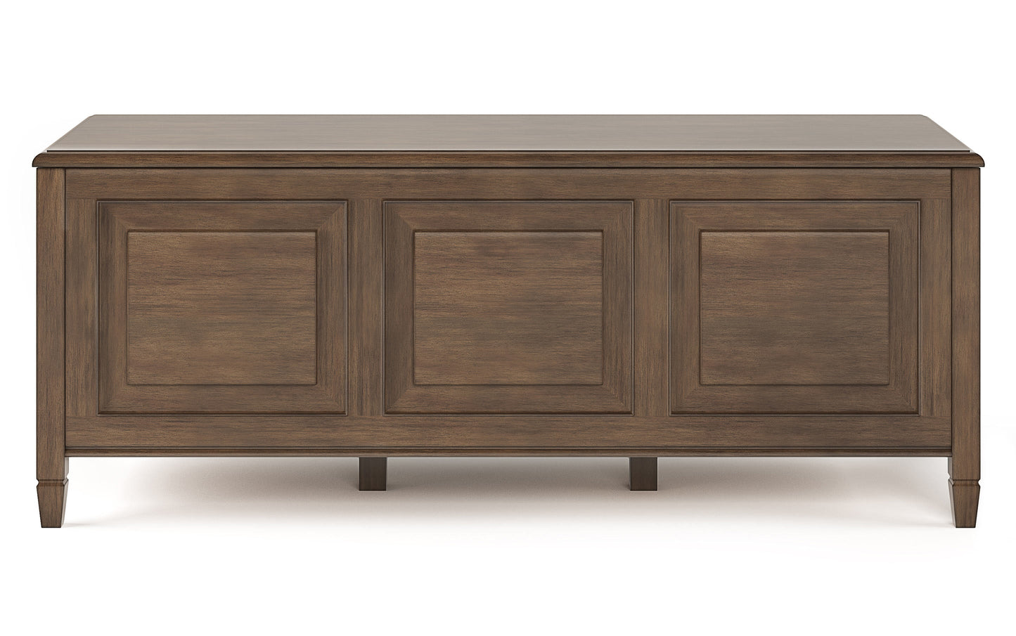 Natural Aged Brown | Connaught 51-inch Storage Bench and 40-inch Cabinet