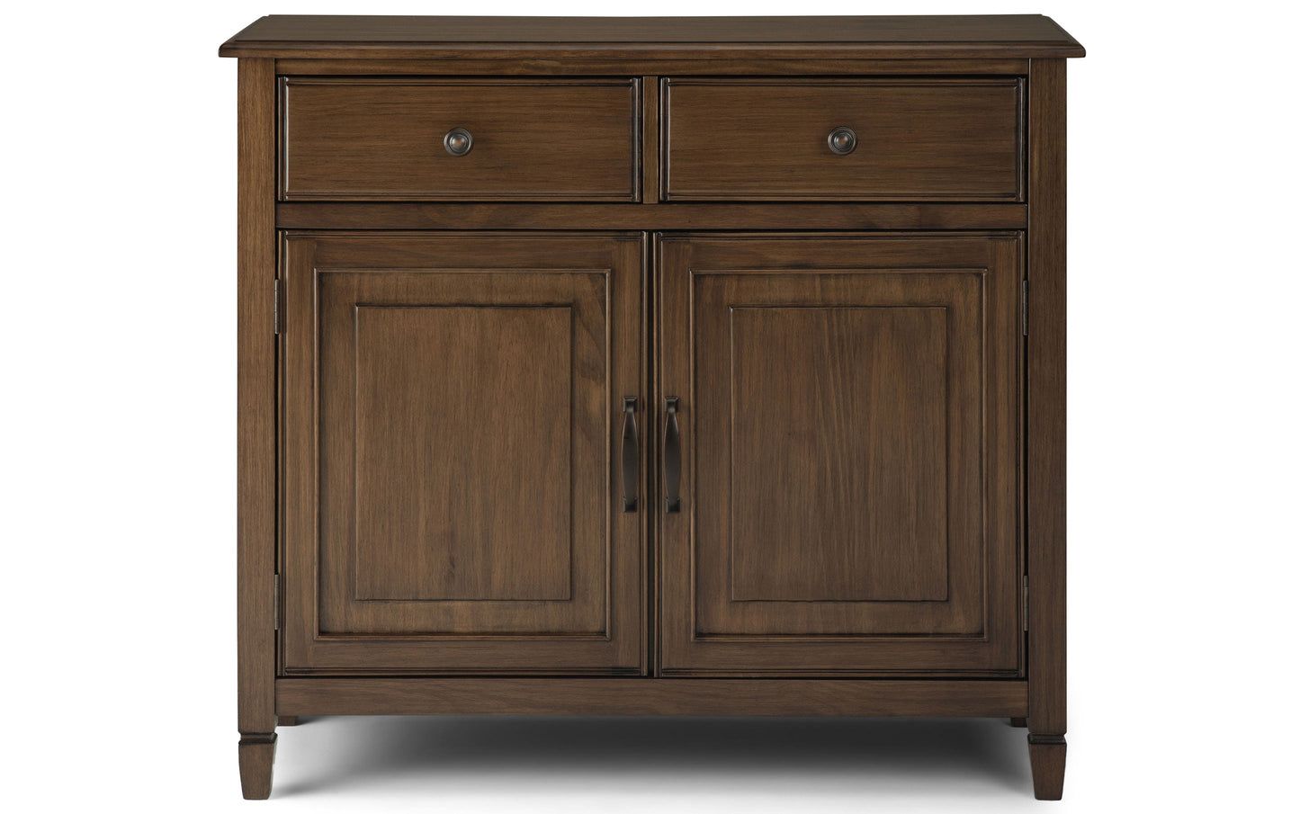 Natural Aged Brown | Connaught 51-inch Storage Bench and 40-inch Cabinet
