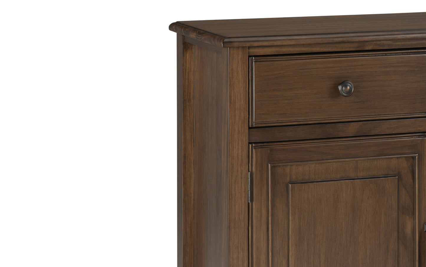 Natural Aged Brown | Connaught 51-inch Storage Bench and 40-inch Cabinet