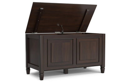 Chestnut Brown | Connaught 36-inch Storage Bench and 40-inch Cabinet