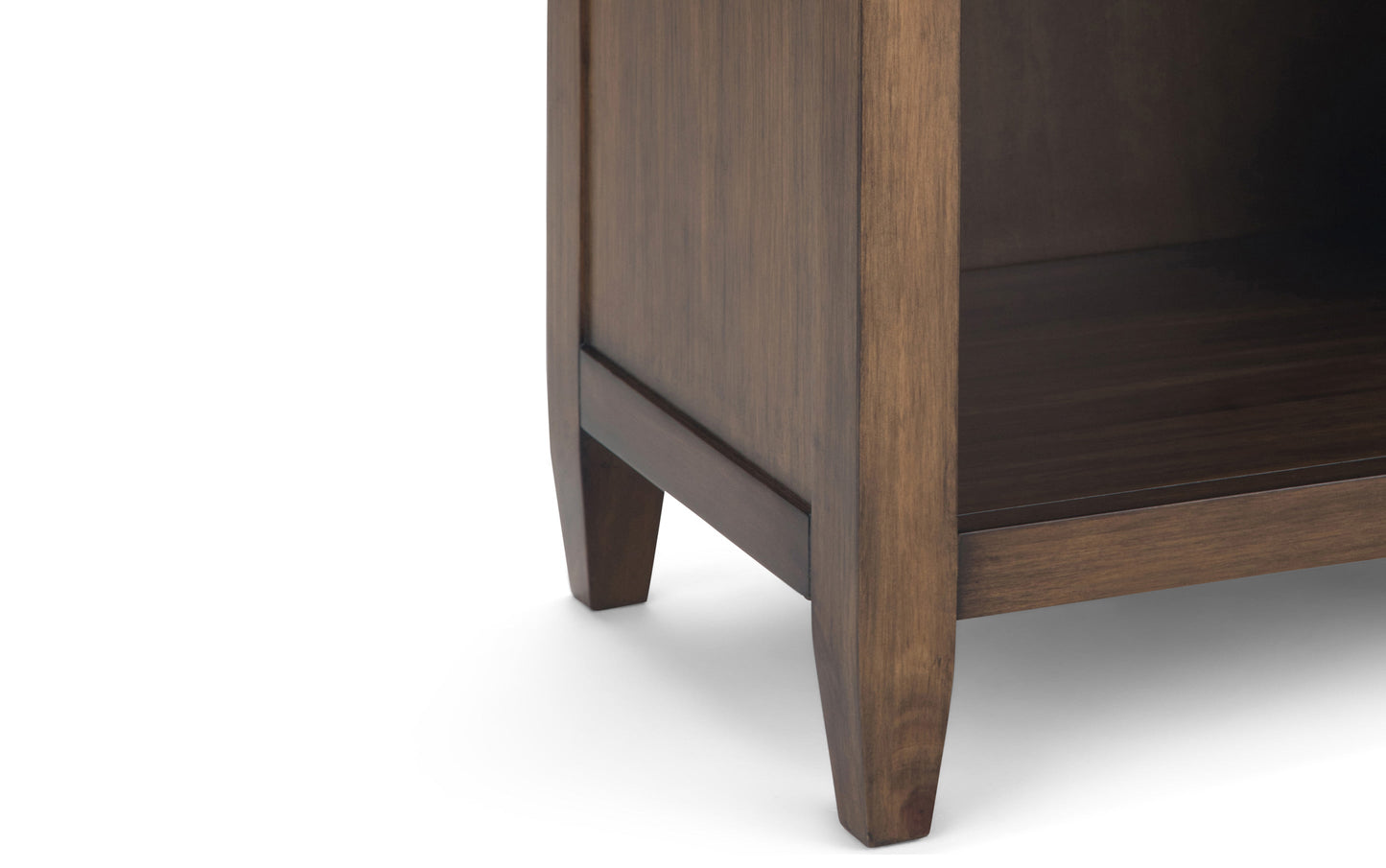 Rustic Natural Aged Brown | Carlton 24 inch Bedside Table (Set of 2)