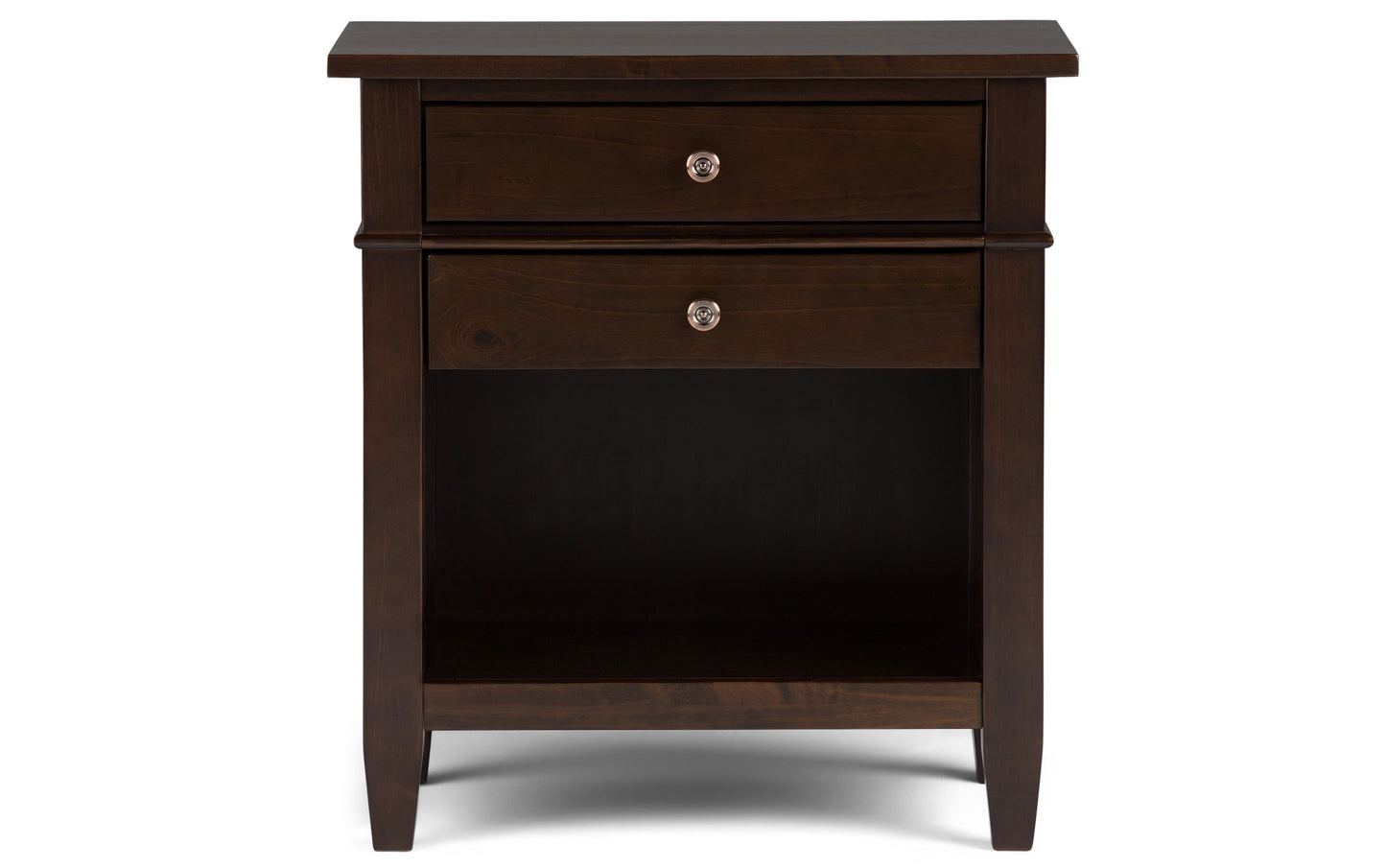 Dark Tobacco Brown | Carlton 24 inch Bedside Table (Set of 2)