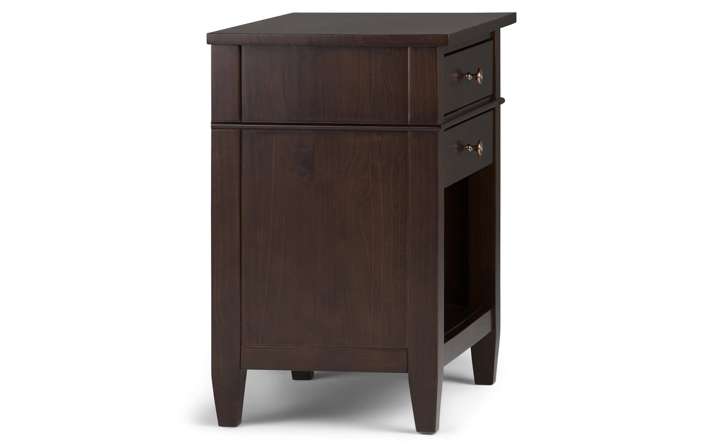 Dark Tobacco Brown | Carlton 24 inch Bedside Table (Set of 2)
