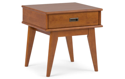 Teak Brown | Draper 48 inch Coffee Table with 22 inch End Tables (Set of 3)