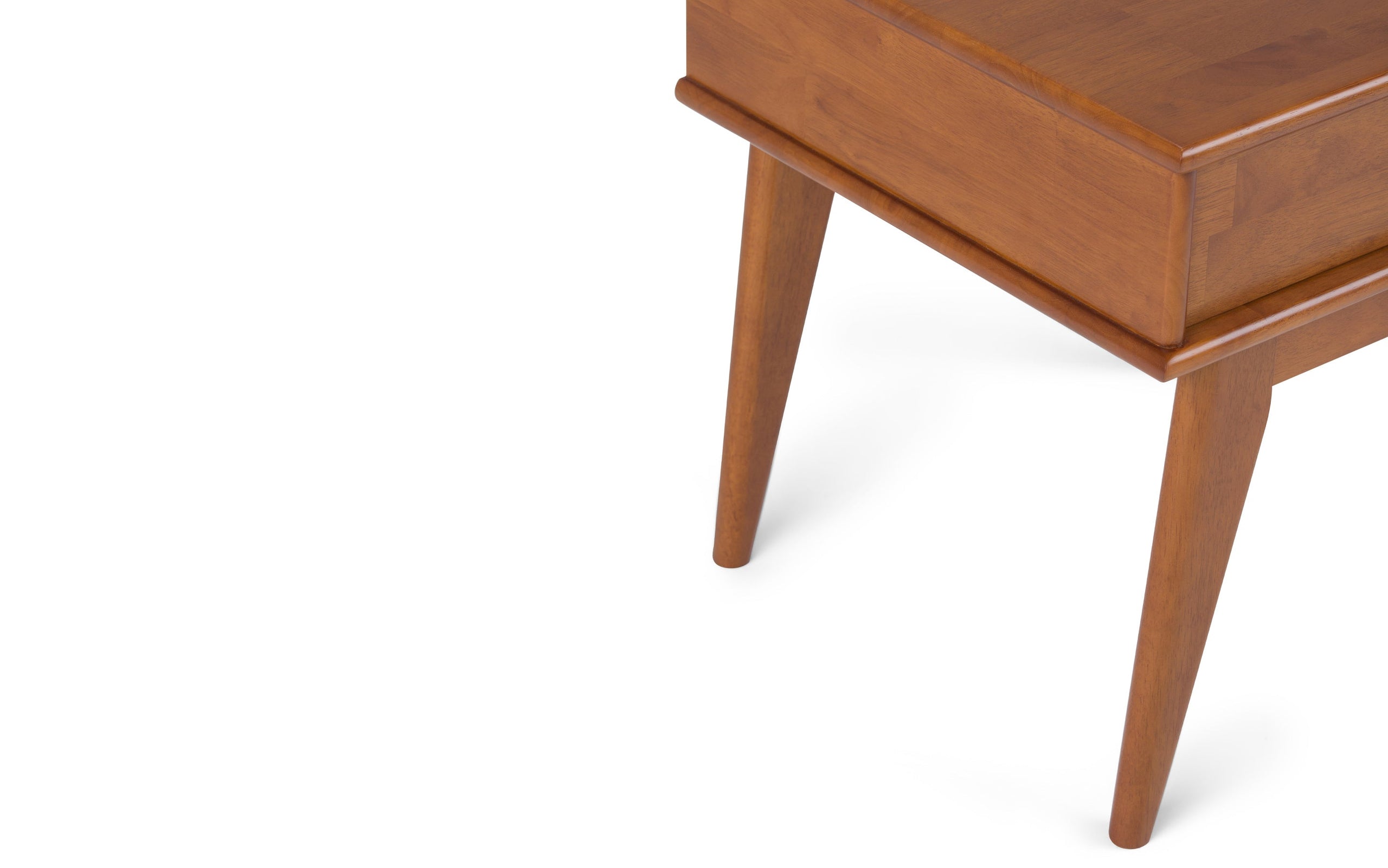 Teak Brown | Draper 48 inch Coffee Table with 22 inch End Tables (Set of 3)