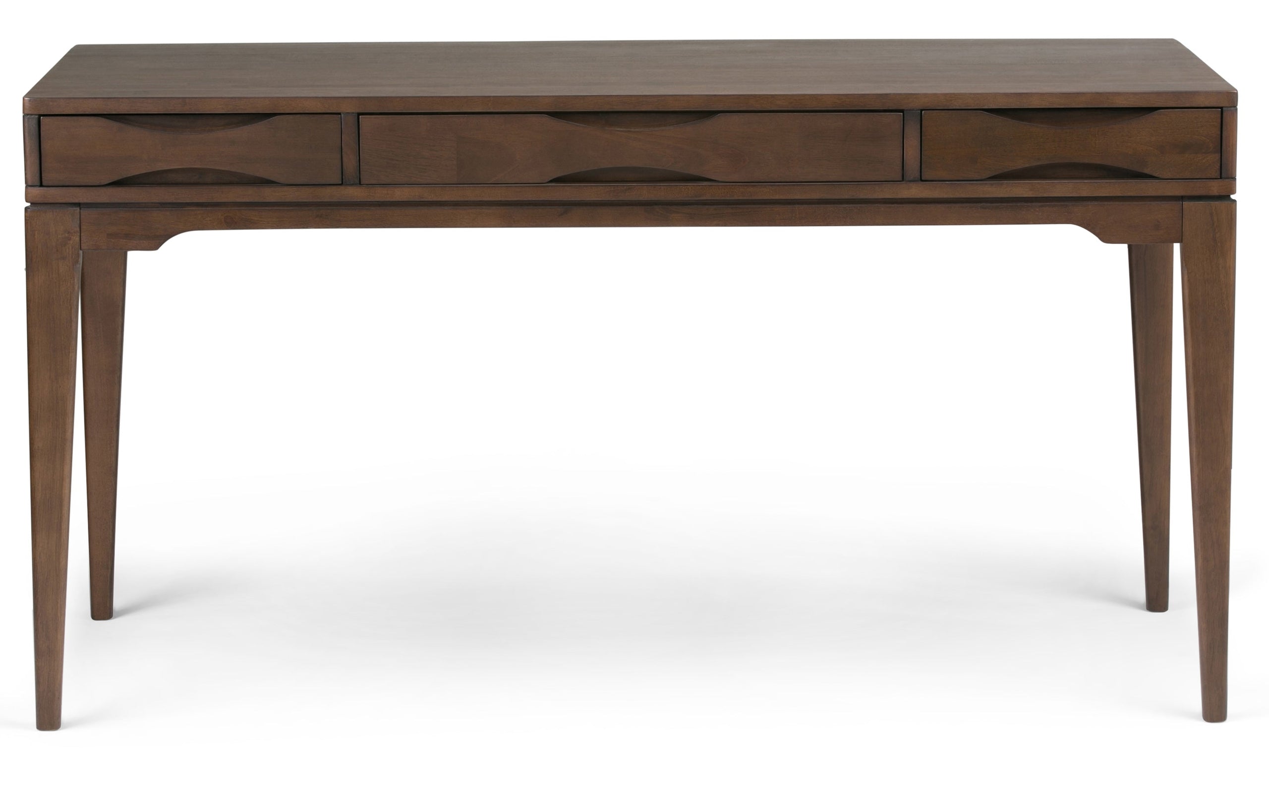 Walnut Brown | Harper 60 inch Desk and 24 inch Bookcase