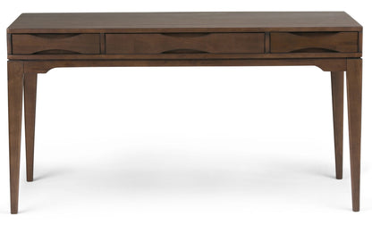 Walnut Brown | Harper 60 inch Desk and 24 inch Bookcase