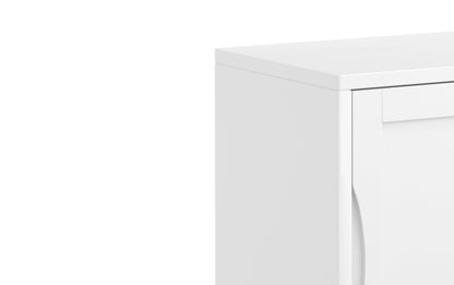 White | Harper 30W Storage Cabinet with Doors Set of 2