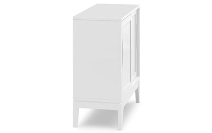 White | Harper 30W Storage Cabinet with Doors Set of 2