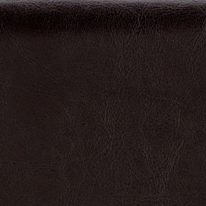 Tanners Brown Vegan Leather | Cosmopolitan Ottoman Bench in Vegan Leather