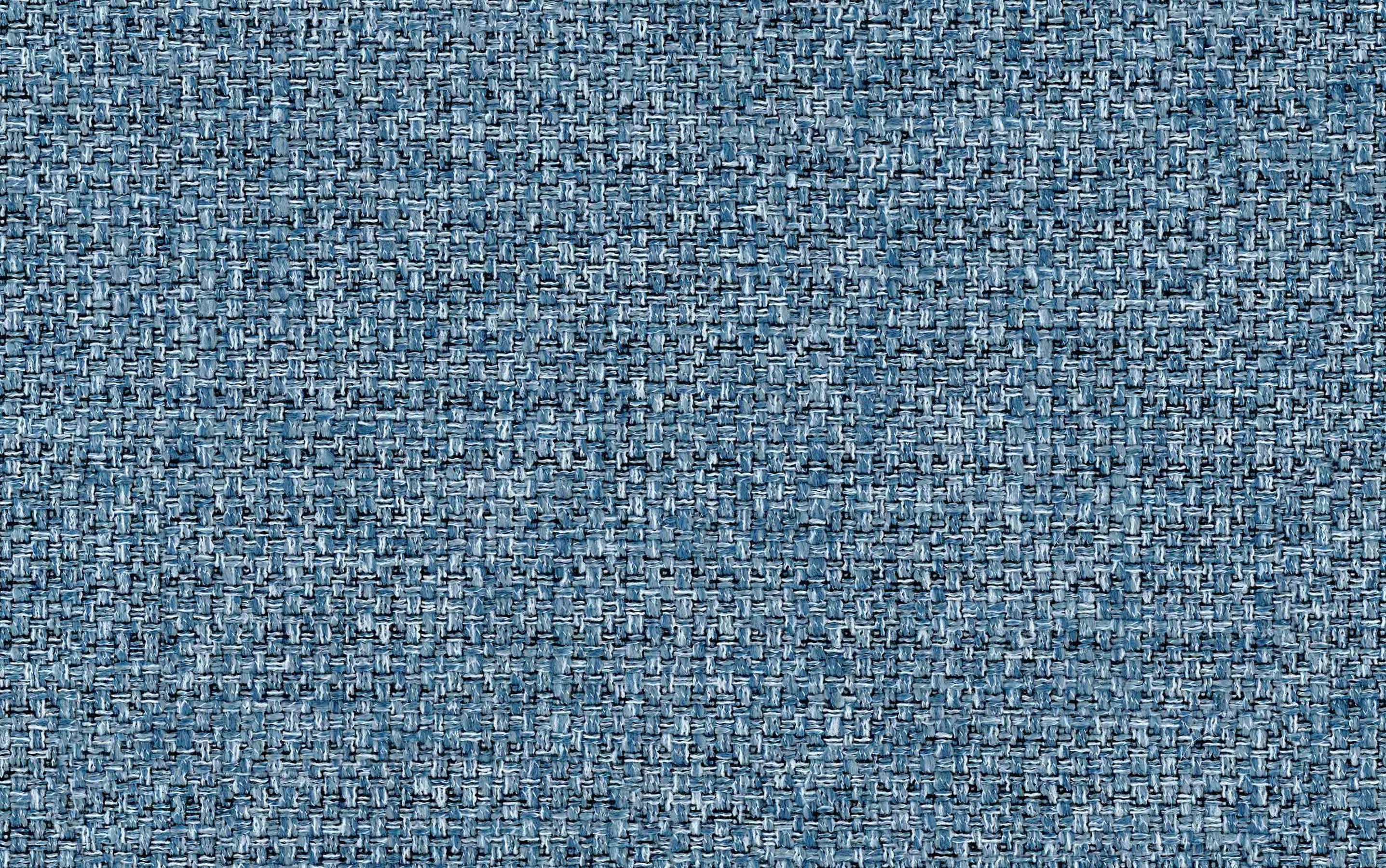 Denim Blue Linen Style Fabric | Novak Adjustable Swivel Bar Stool in Linen