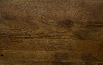 Light Brown | Watkins Dining Table with Inverted Metal Base