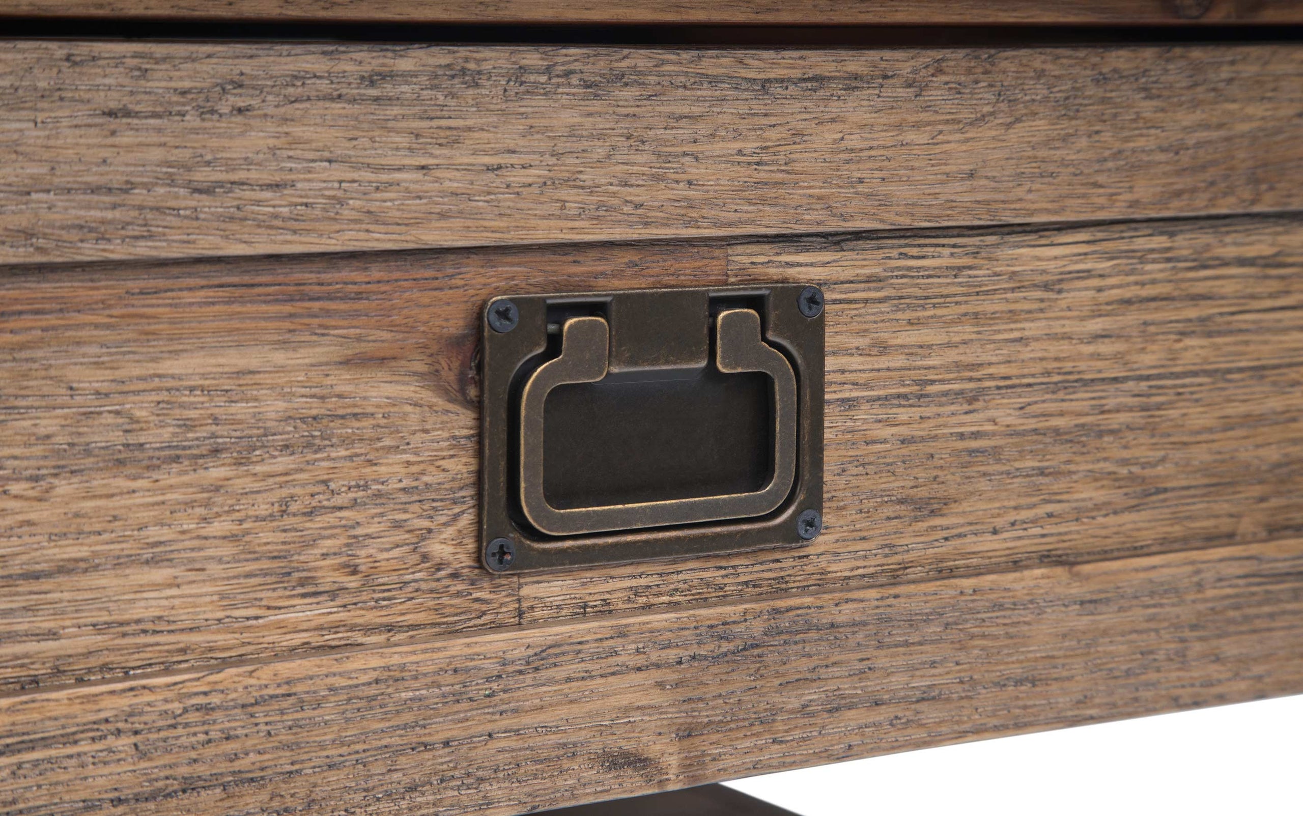 Rustic Natural Aged Brown | Monroe 38 inch Coffee Table with 22 inch End Tables (Set of 3)