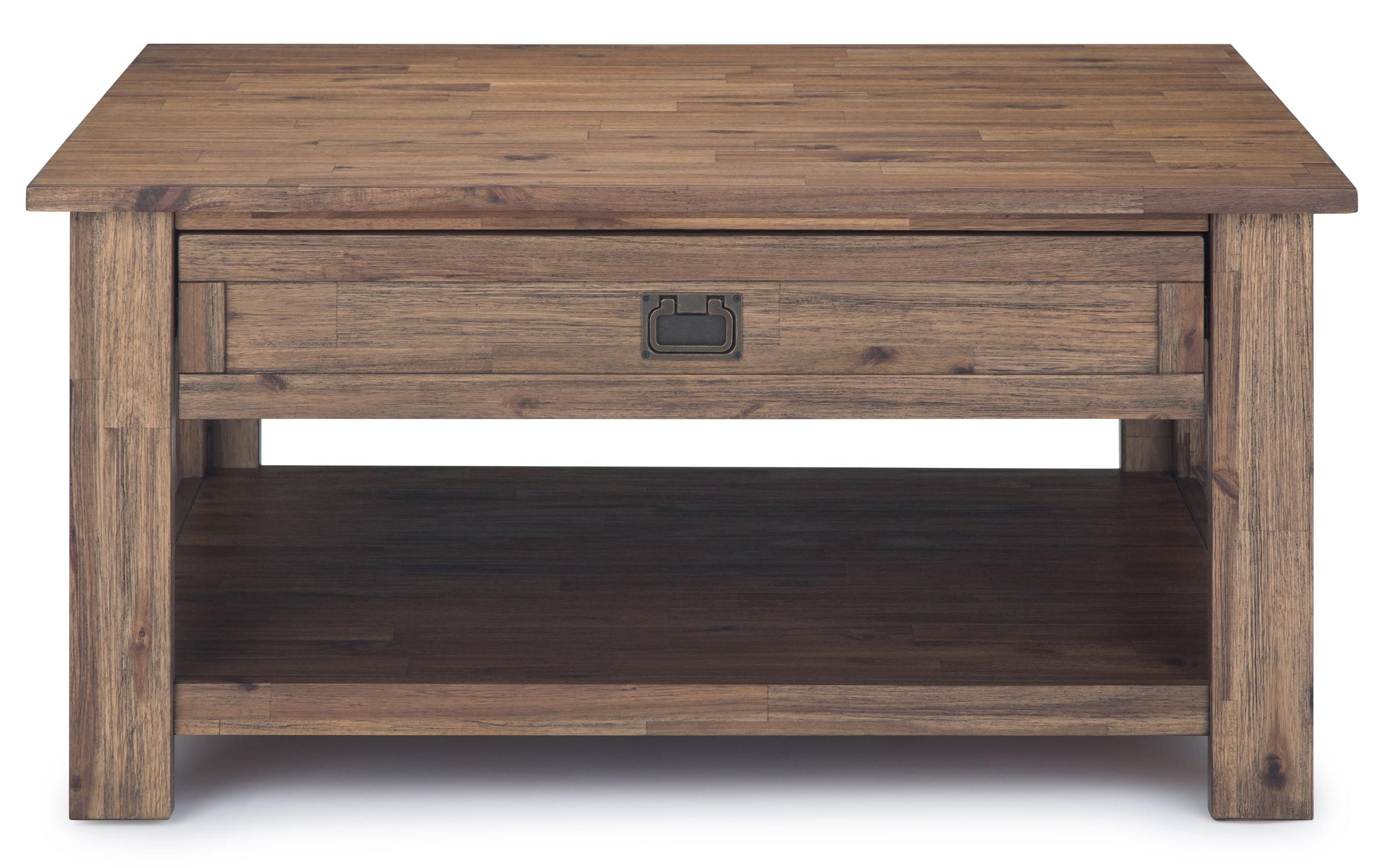 Rustic Natural Aged Brown | Monroe 38 inch Coffee Table with 22 inch End Tables (Set of 3)