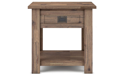 Rustic Natural Aged Brown | Monroe 38 inch Coffee Table with 22 inch End Tables (Set of 3)