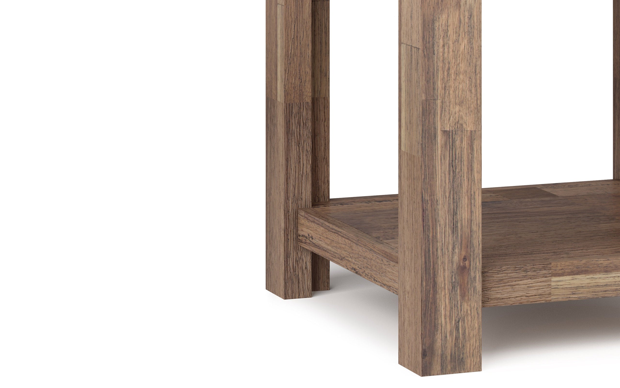 Rustic Natural Aged Brown | Monroe 38 inch Coffee Table with 22 inch End Tables (Set of 3)