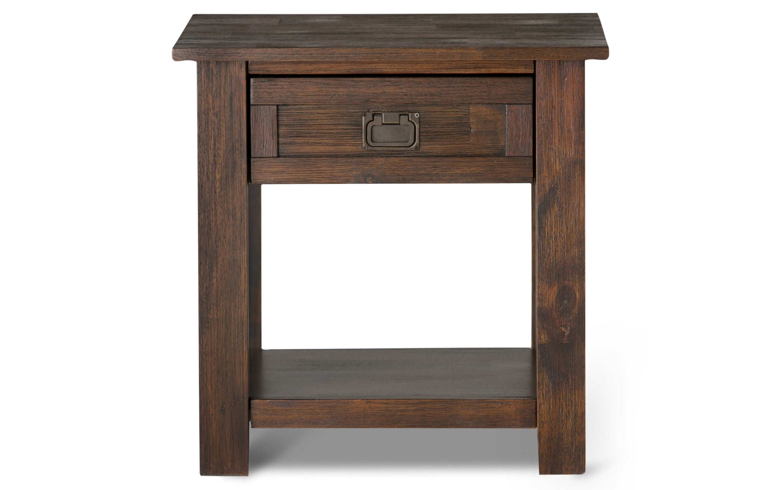 Distressed Charcoal Brown | Monroe 22 inch End Table (Set of 2)