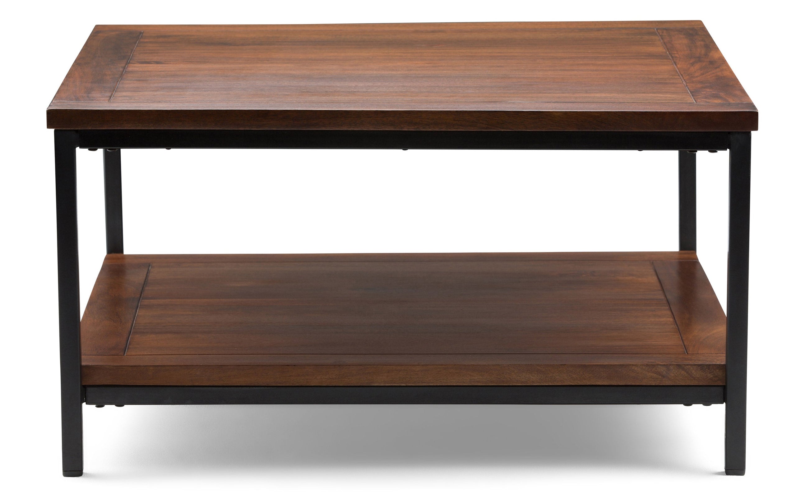 Dark Cognac Brown | Skyler 34 inch Coffee Table with 22 inch End Tables (Set of 3)