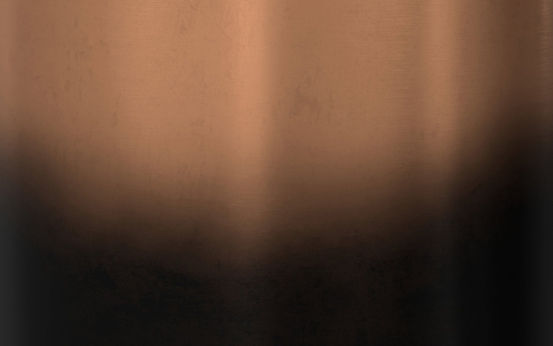 Ombre Black and Copper | Curtis Metal Cylinder Accent Table